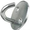 Rund plattkrok, polerad SS, 8 mm