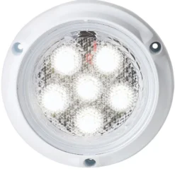 Rund undervattenslampa vit 134 mm