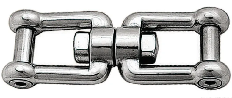 Schackel/schackelsvirvel med plan sprint AISI 316 13 mm