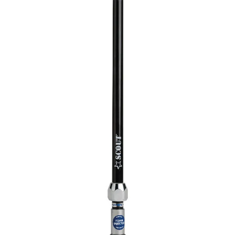 Scout Quick VHF antenn svart 1,5m, 5m kabel & FME hane/PL259