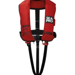 Seapro 300n solas väst röd med sele