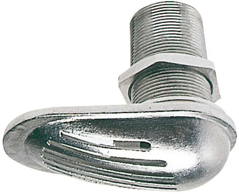 Skrovgenomföring med sil AISI 316 3/8"