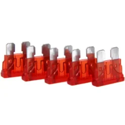 Skyllermarks Flatstiftsäkring Röd 10A 5-pack
