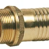 Slanganslutning med utvändig gänga i gjuten mässing 1"1/2 x 45 mm