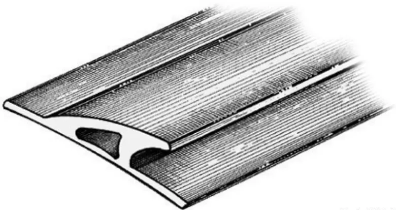 Slitlist 3x90x23 svart