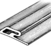 Släplist 3.5x60x16 grå RAL 9002
