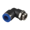 Snabbkoppling.90° Ø12mm 3/8" gänga
