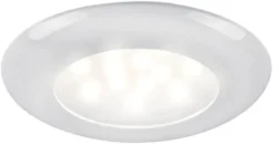 SOLE infälld LED-taklampa, vit, med strömbrytare
