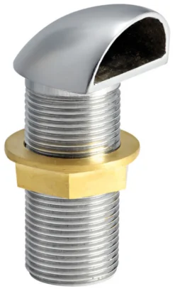 Spygatt i förkromad mässing 3/4"