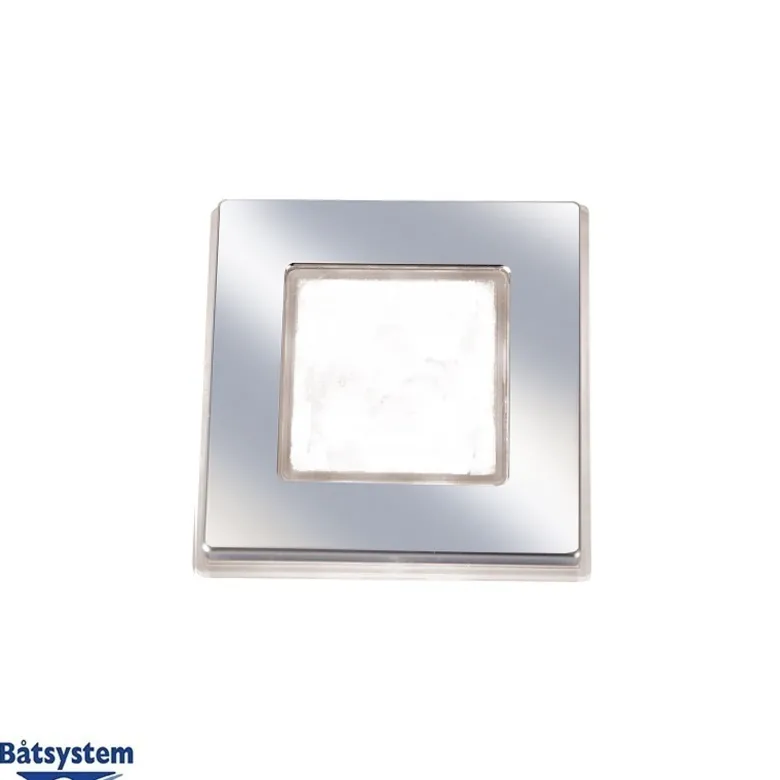 Square 50 SMD LED IP66, Mattkrom, Opalglas