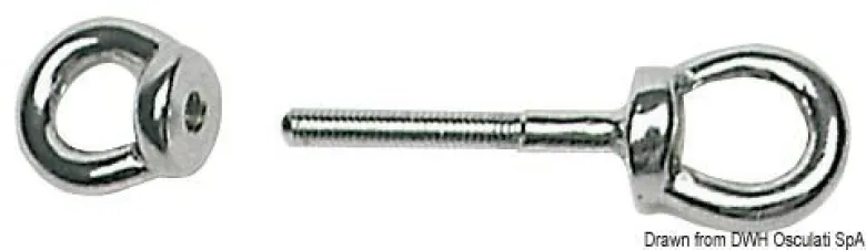 SS dubbel öglebult 8x60 mm