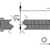 SS luckhållare 220 mm C