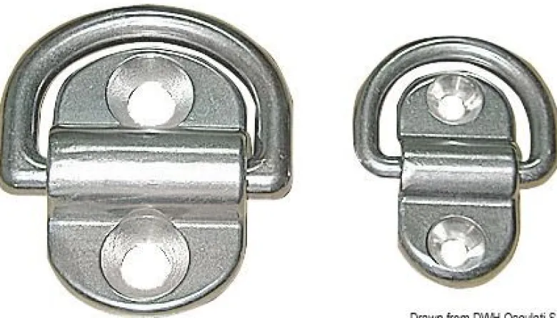 SS svängbar halvring 28x54 mm