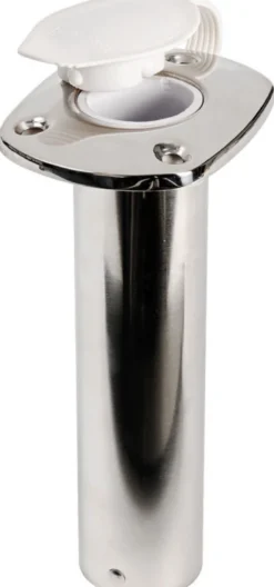 SS vertikal infälld spöhållare 42 mm