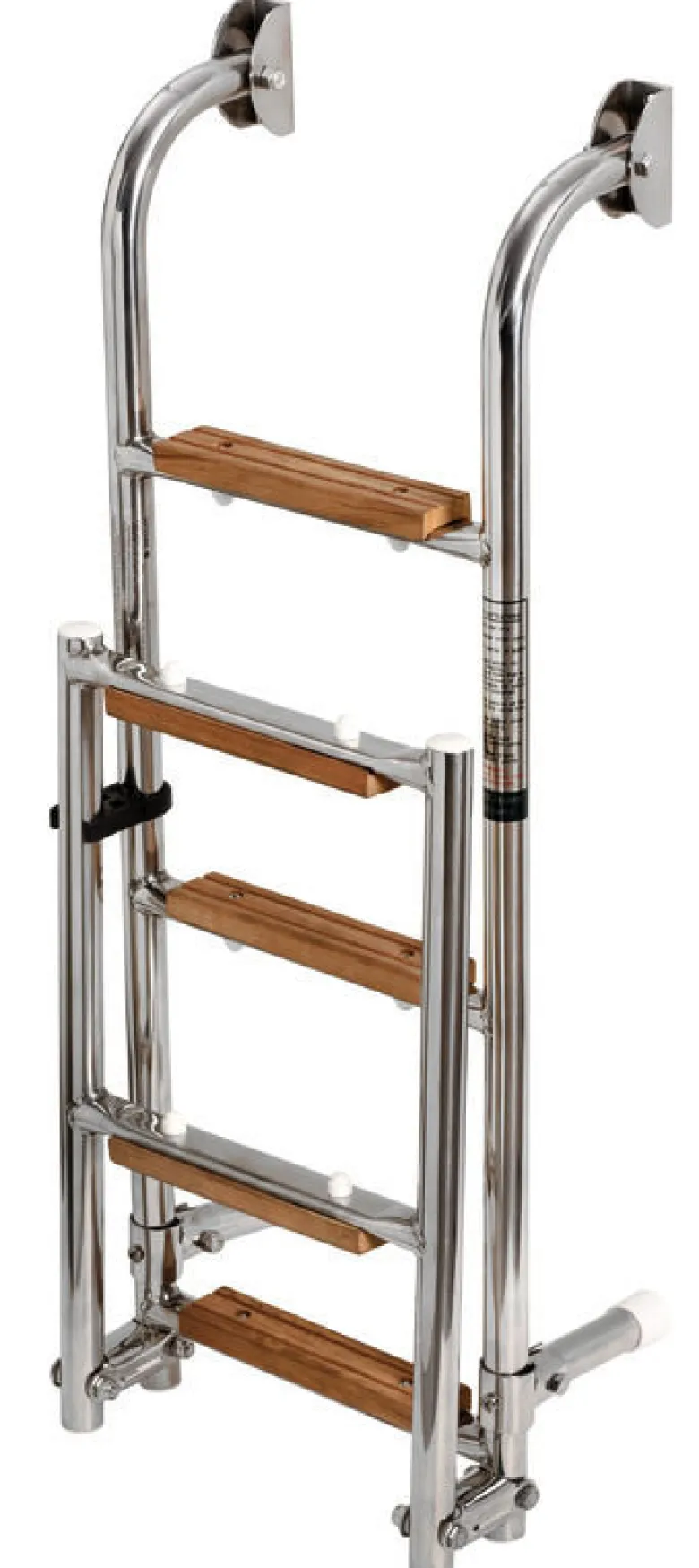 Stege 5 steg AISI316 + Iroko