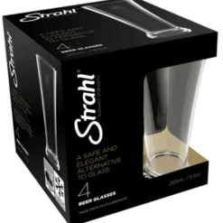 Strahl Ölglas Polykarbonat 4-pack 285 ml - Presentförpackning