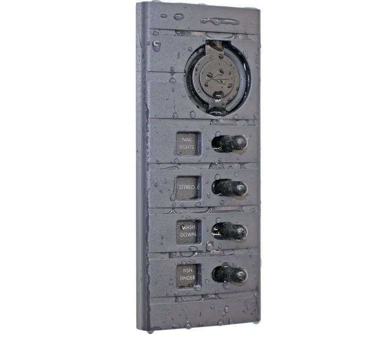 Strömbrytarepanel (4) 2xUSB
