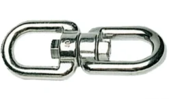 Svirvel, dubbelt öga AISI 316 6 mm