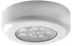 Taklampa, ABS-kropp, vit finish, 6 vita LED