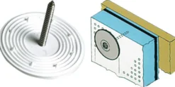Tandad plastbricka 50 mm