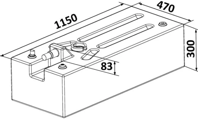 Tank 142 l.