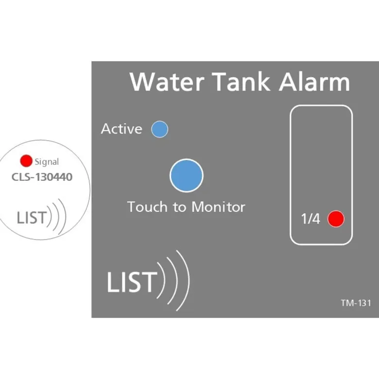 Tankövervakning List för Vatten 1 Sensor