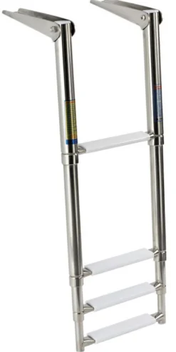Teleskopisk standardstege AISI316 4 steg