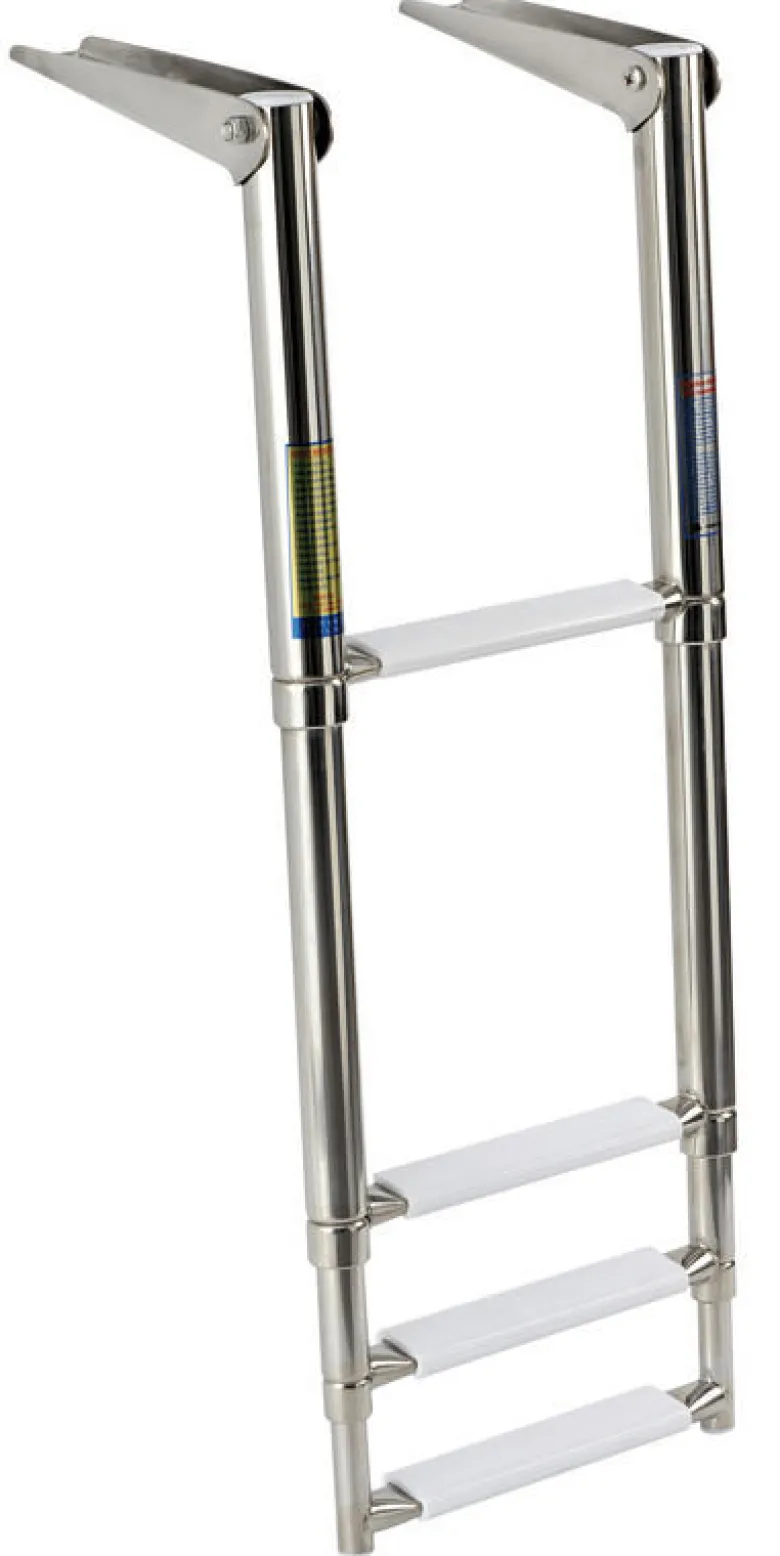 Teleskopisk standardstege AISI316 4 steg
