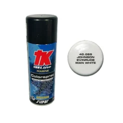 TK Line Sprayfärg Johnson & Evinrude White 400 ml
