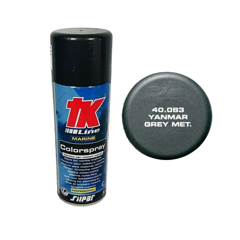 TK Line Sprayfärg Yanmar Grey 400 ml