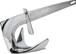 Trefoil SS-ankare med antivattenplatta 15 kg