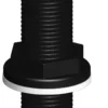 Trudesign Bordgenomföring Flushad Svart, 1 1/4"