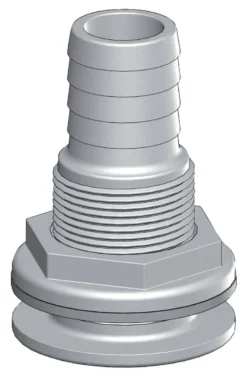 Trudesign Bordgenomföring Vit, 3/4", 19mm