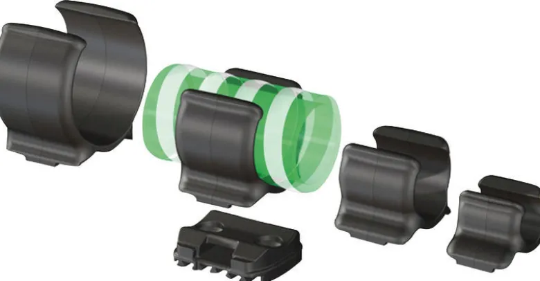 TRUDESIGN sadelklämma svart 20-27 mm