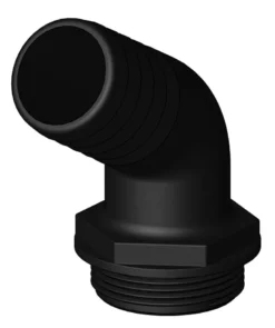 Trudesign Slangsockel till Y-ventil Svärt, 120°, 38mm