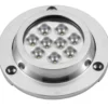 Undervattensbelysning utanpåliggande 21,6 W 10-30 V 9 LED vit
