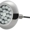Undervattenslampa 18 vita LED med skruvar