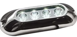 Undervattensstrålkastare med 4 vita LED