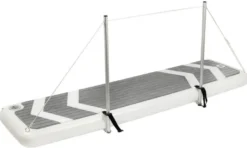 Uppblåsbar PVC-landgång 240 cm