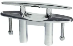 Uppfällbar knap, spegelpolerad AISI316, 164/150 mm