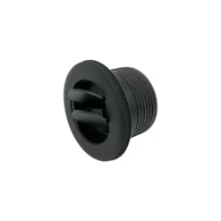 Utblås 75mm stängbart Svart