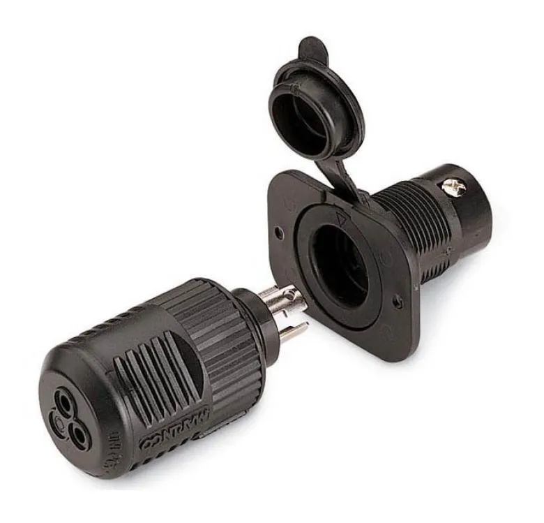 Uttag/kontakt 3x 1-8mm kabel