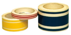 Vattenlinje 3-randig blå 50 mm