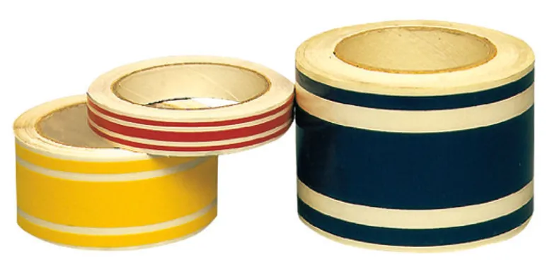 Vattenlinje 3-randig vit 19 mm