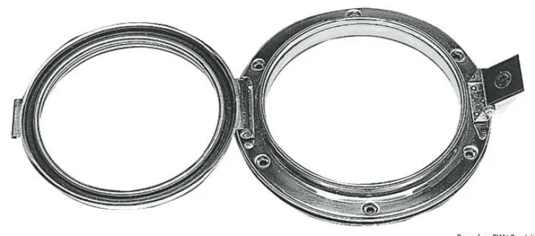 Vemefa portlight spegelpolerat SS 125 mm