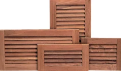 Ventilgaller i Teak