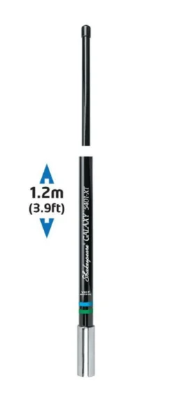 VHF antenn 120cm Galaxy svart
