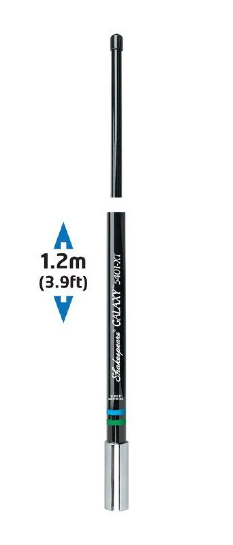 VHF antenn 120cm Galaxy svart