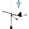 VHF antenn 90cm Hawk