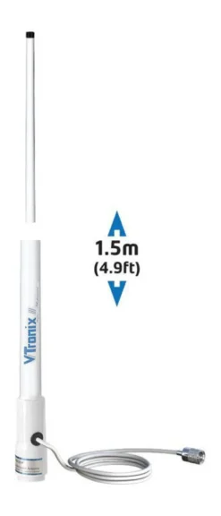 VHF antenn 150cm Nylon bas